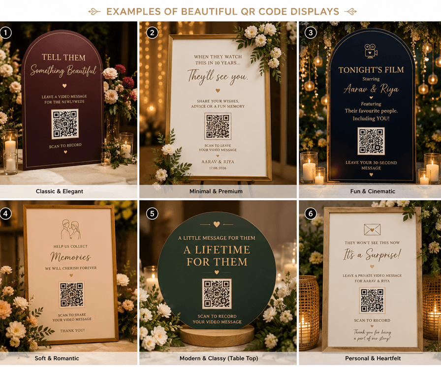 Examples of PalStory QR display designs
